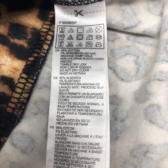 Forever 21 Animal Print High Rise Stretch Mini Skirt Size Medium - Picture 4 of 4